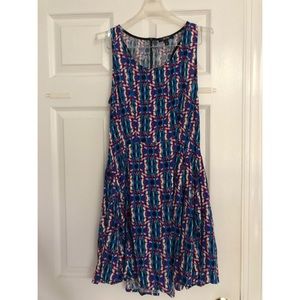 Multi-Colored Tank Dress